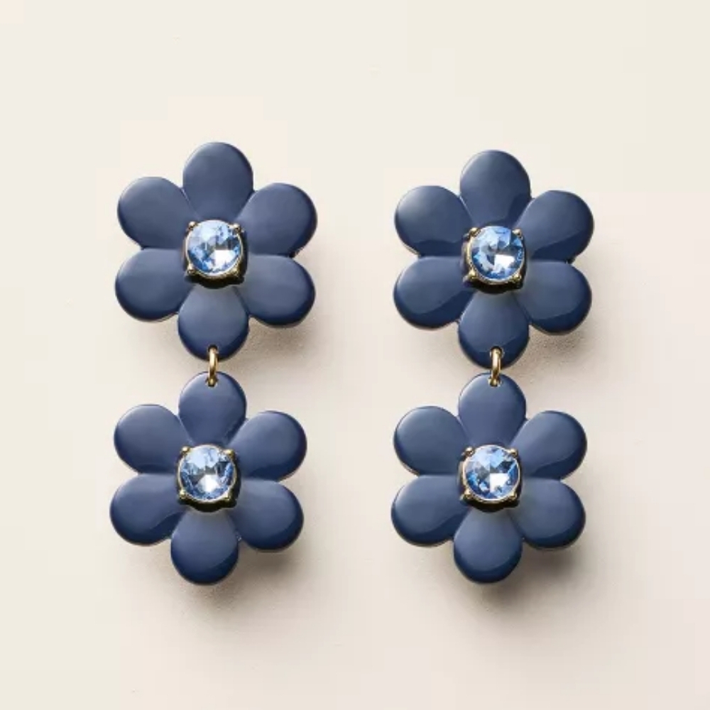 Kate Spade New York Floral Linear Earrings